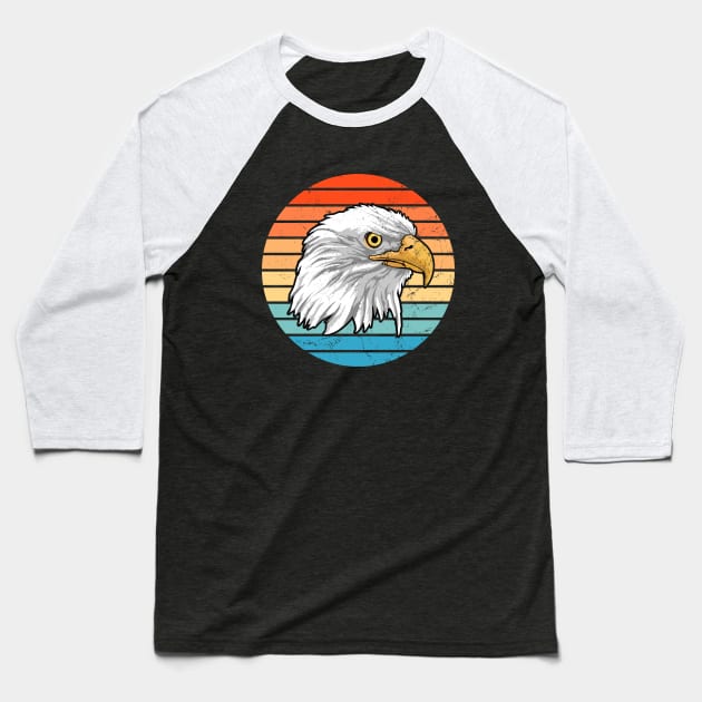 Bald eagle Baseball T-Shirt by NicGrayTees